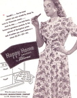 happy home dresses 1947