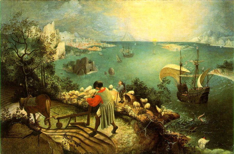 Brueghel the Elder - Landscape With The Fall Of Icarus