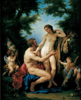 Louis Jean Francois Lagrenee - Hercules and Omphale