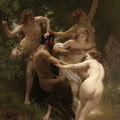 William-Adolphe Bouguereau - Nymphs and Satyr