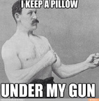 pillow-under-gun