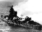 Sinking of japanese cruiser Mikuma 6 june 1942