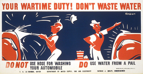 wartime duty water